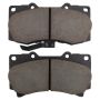 MPA 1001-1119C Quality-Built Premium Ceramic Brake Pads w/ Hardware
