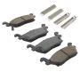 MPA 1001-1120M Quality-Built Premium Semi-Metallic Brake Pads w/ Hardware