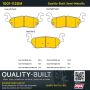 MPA 1001-1120M Quality-Built Premium Semi-Metallic Brake Pads w/ Hardware