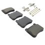 MPA 1001-1121M Quality-Built Premium Semi-Metallic Brake Pads w/ Hardware