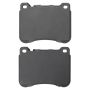 MPA 1001-1121M Quality-Built Premium Semi-Metallic Brake Pads w/ Hardware
