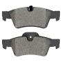 MPA 1001-1122C Quality-Built Premium Ceramic Brake Pads w/ Hardware