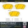 MPA 1001-1125AC Quality-Built Premium Ceramic Brake Pads w/ Hardware