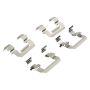 MPA 1001-1125AC Quality-Built Premium Ceramic Brake Pads w/ Hardware