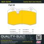 MPA 1001-1127M Quality-Built Premium Semi-Metallic Brake Pads