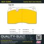 MPA 1001-1129M Quality-Built Premium Semi-Metallic Brake Pads w/ Hardware
