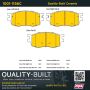 MPA 1001-1156C Quality-Built Premium Ceramic Brake Pads w/ Hardware