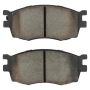 MPA 1001-1156M Quality-Built Premium Semi-Metallic Brake Pads w/ Hardware