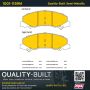 MPA 1001-1159M Quality-Built Premium Semi-Metallic Brake Pads w/ Hardware