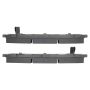 MPA 1001-1159M Quality-Built Premium Semi-Metallic Brake Pads w/ Hardware