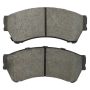MPA 1001-1164C Quality-Built Premium Ceramic Brake Pads w/ Hardware