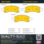 MPA 1001-1169C Quality-Built Premium Ceramic Brake Pads w/ Hardware