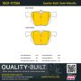 MPA 1001-1170M Quality-Built Premium Semi-Metallic Brake Pads w/ Hardware