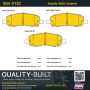 MPA 1001-1172C Quality-Built Premium Ceramic Brake Pads w/ Hardware