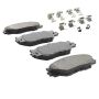 MPA 1001-1178M Quality-Built Premium Semi-Metallic Brake Pads w/ Hardware