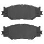 MPA 1001-1178M Quality-Built Premium Semi-Metallic Brake Pads w/ Hardware