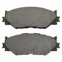 MPA 1001-1178M Quality-Built Premium Semi-Metallic Brake Pads w/ Hardware