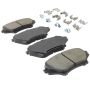 MPA 1001-1179M Quality-Built Premium Semi-Metallic Brake Pads w/ Hardware