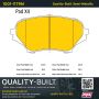 MPA 1001-1179M Quality-Built Premium Semi-Metallic Brake Pads w/ Hardware