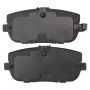 MPA 1001-1180C Quality-Built Premium Ceramic Brake Pads w/ Hardware