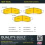 MPA 1001-1183C Quality-Built Premium Ceramic Brake Pads w/ Hardware