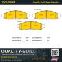 MPA 1001-1183M Quality-Built Premium Semi-Metallic Brake Pads w/ Hardware