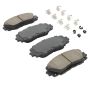 MPA 1001-1184AC Quality-Built Premium Ceramic Brake Pads w/ Hardware