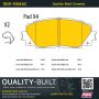 MPA 1001-1184AC Quality-Built Premium Ceramic Brake Pads w/ Hardware