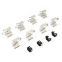 MPA 1001-1184C Quality-Built Premium Ceramic Brake Pads w/ Hardware