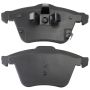 MPA 1001-1186M Quality-Built Premium Semi-Metallic Brake Pads w/ Hardware