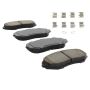 MPA 1001-1188C Quality-Built Premium Ceramic Brake Pads w/ Hardware