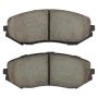 MPA 1001-1188C Quality-Built Premium Ceramic Brake Pads w/ Hardware