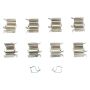 MPA 1001-1188C Quality-Built Premium Ceramic Brake Pads w/ Hardware