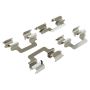 MPA 1001-1204M Quality-Built Premium Semi-Metallic Brake Pads w/ Hardware