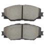MPA 1001-1210C Quality-Built Premium Ceramic Brake Pads w/ Hardware