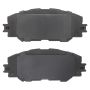 MPA 1001-1210M Quality-Built Premium Semi-Metallic Brake Pads w/ Hardware