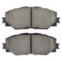 MPA 1001-1210M Quality-Built Premium Semi-Metallic Brake Pads w/ Hardware
