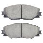 MPA 1001-1211C Quality-Built Premium Ceramic Brake Pads w/ Hardware