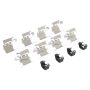 MPA 1001-1211C Quality-Built Premium Ceramic Brake Pads w/ Hardware