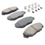 MPA 1001-1211M Quality-Built Premium Semi-Metallic Brake Pads w/ Hardware