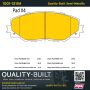 MPA 1001-1211M Quality-Built Premium Semi-Metallic Brake Pads w/ Hardware