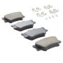 MPA 1001-1212C Quality-Built Premium Ceramic Brake Pads w/ Hardware