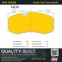 MPA 1001-1223M Quality-Built Premium Semi-Metallic Brake Pads w/ Hardware