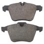 MPA 1001-1240BM Quality-Built Premium Semi-Metallic Brake Pads w/ Hardware