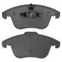 MPA 1001-1241M Quality-Built Premium Semi-Metallic Brake Pads w/ Hardware
