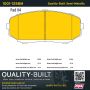 MPA 1001-1258M Quality-Built Premium Semi-Metallic Brake Pads w/ Hardware