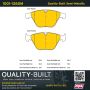 MPA 1001-1260M Quality-Built Premium Semi-Metallic Brake Pads w/ Hardware