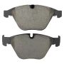 MPA 1001-1260M Quality-Built Premium Semi-Metallic Brake Pads w/ Hardware
