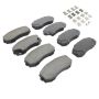 MPA 1001-1265M Quality-Built Premium Semi-Metallic Brake Pads w/ Hardware