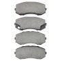 MPA 1001-1265M Quality-Built Premium Semi-Metallic Brake Pads w/ Hardware